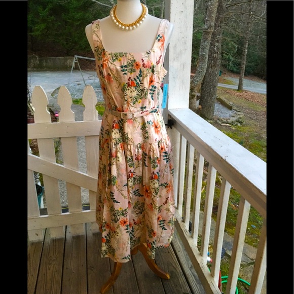 ANTONIO MELANI Dresses & Skirts - Antonio Melani Vintage Look Dress 8 FREE SHIP